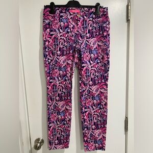 Lilly Pulitzer Kelly skinny ankle pant color bright navy swing of things. Size 4